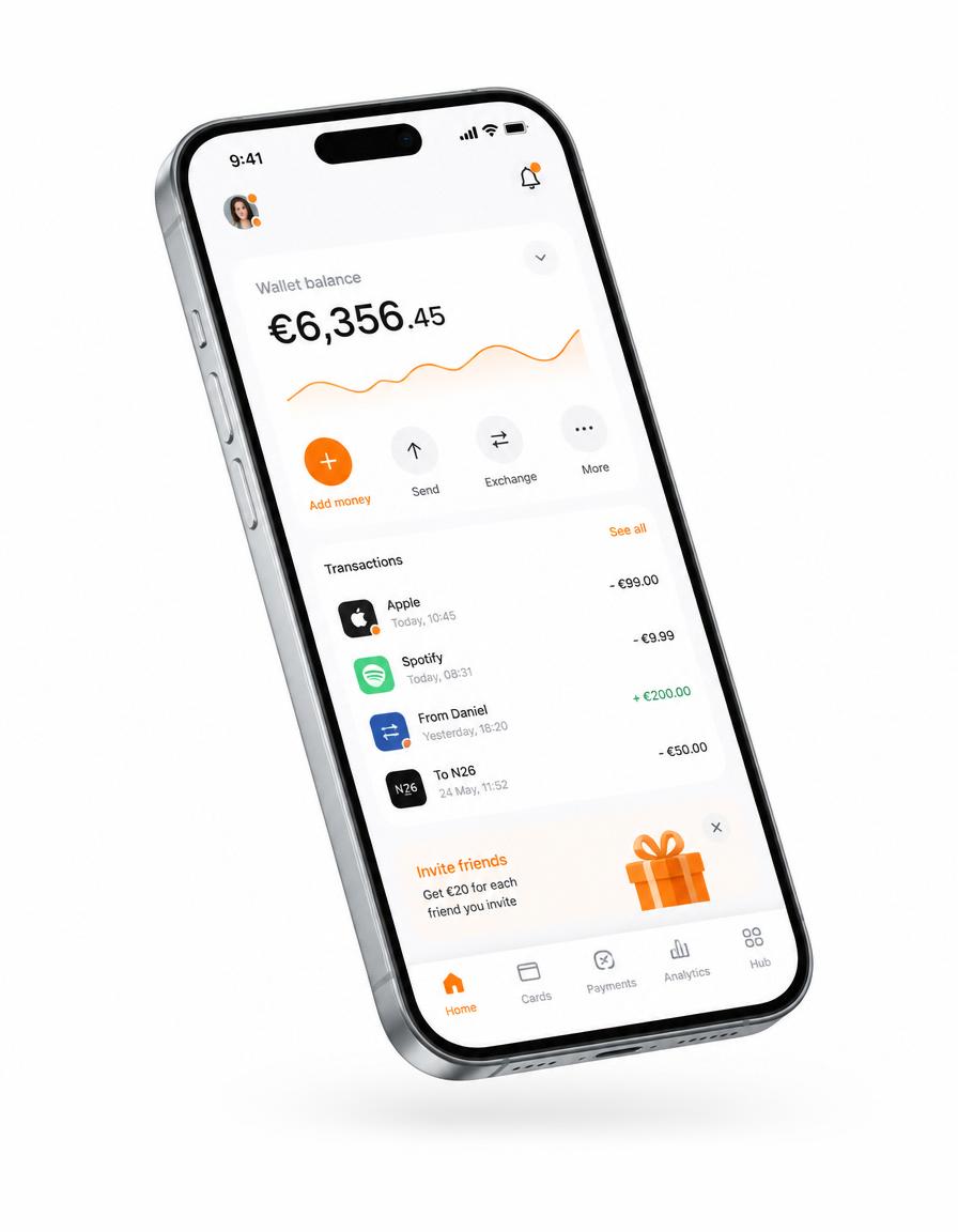 TradiixxPay mobile dashboard showing wallet balance and quick payments
